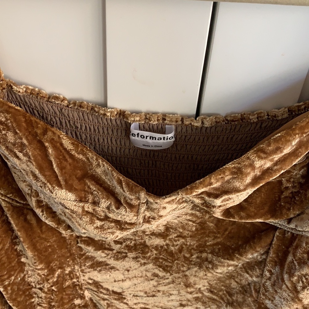 Reformation Mallory velvet top - Picture 7 of 8